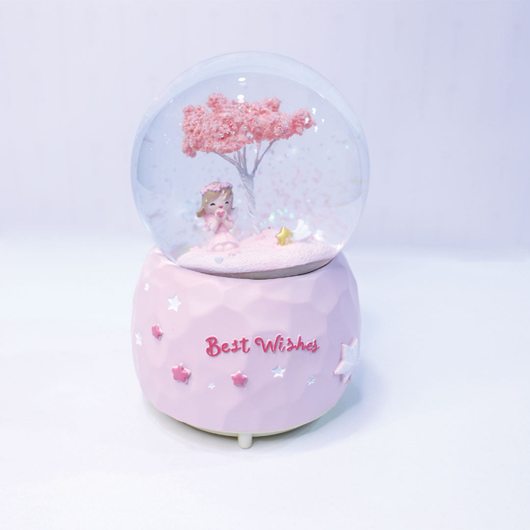 Whirling Snow Globe - Best Wishes Main image