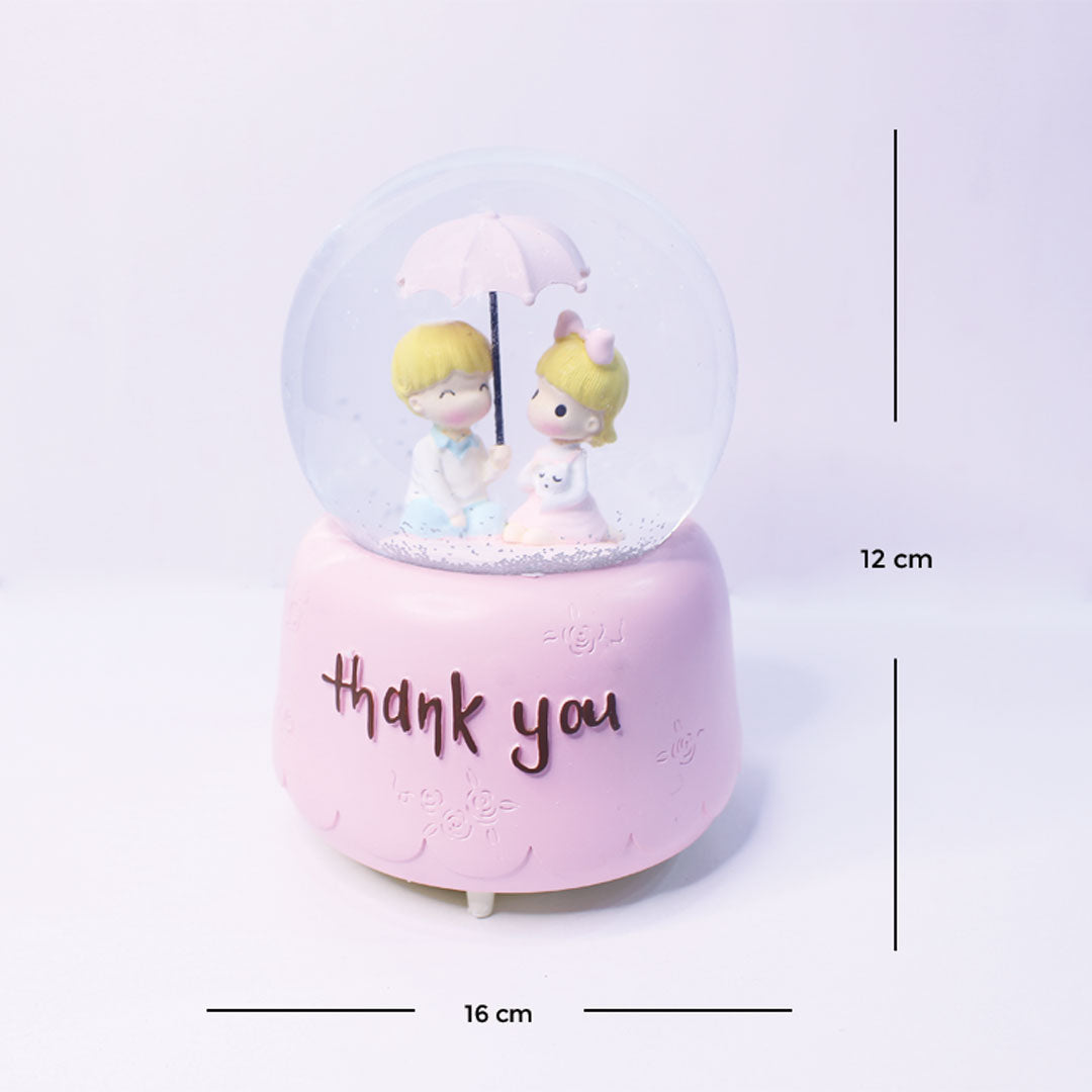 Thank You Snow Globe Main image